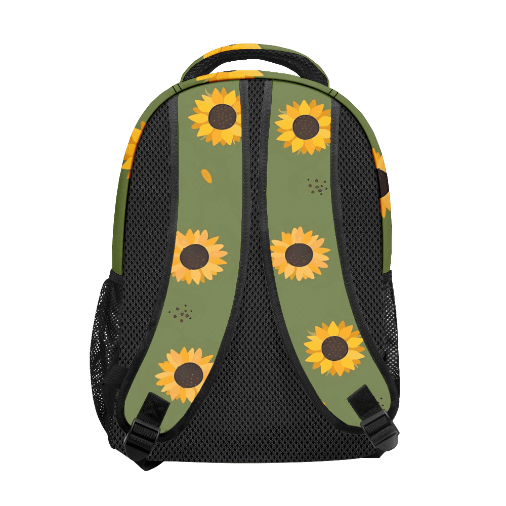 FABOTD Schoolbag Children Bookbag, Sunflower Schoolbag, Backpacks for