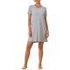 thumbnail image 2 of INSPIRAR CHIC Camisones de Mujer Modal Ropa de Dormir de Manga Corta Camiseta de Cuello Redondo Camisón Corto XS Gris, 2 of 6