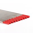 thumbnail image 1 of Electrodos de tungsteno de soldadura TIG con 2% de torio WT20 (rojo) 2,4 mm * 150 mm 10 piezas por paquete, 1 of 2