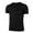 Black, variant on Kids Boy Sport T Shirt Running Training Workout Shirts Quick Dry Breathable Athletic Tops Orange 6-7