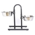thumbnail image 1 of Pet 92182 Iconic Réglable en Acier Inoxydable Pet Double Salle à Manger - U Design&44; 64 oz., 1 of 1