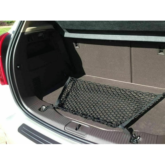 EACCESSORIES EA Rear Trunk Organizer Cargo Net for Chevrolet TRAX 2013-2022 – Floor Style Cargo Net for SUV – Premium Mesh Car Trunk Organizer Vehicle Carrier Storage – Compatible with Chevy TRAX