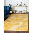 thumbnail image 1 of Unique Loom 3138711 8 x 10 ft. Grand Sofia Rectangular Rug, Yellow, 1 of 5
