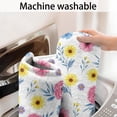 thumbnail image 5 of Pioneer Flower Floral Print Pattern Bathroom Rugs Mat, Non Slip Microfiber Bathroom Rug with Rubber Backing, Soft Mats for Bathroom Floor Tub Shower, 24"x60", 5 of 5