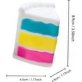 thumbnail image 4 of Cake Slow Rising Squish,Soft Cake Stree Relief,Cute Squeeze Squishy Relaxing Sensory Fidget Stress for Anxiety Relief, 4 of 6