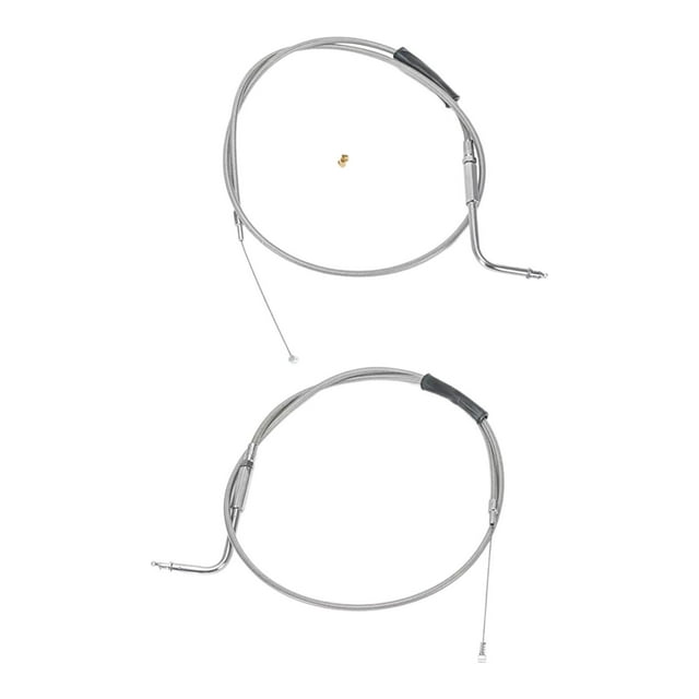 Cable del acelerador de la motocicleta,Juego de cables de ralentí y acelerador 56579-02A,Reemplazo del cable del acelerador y del ralentí de 42 pulgadas,Accesorios de motocicleta Cable del