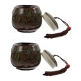 thumbnail image 2 of 2Pcs Ceramic Candle Cans Porcelain Sealed Cans Candies Snacks Packaging Boxes, 2 of 8