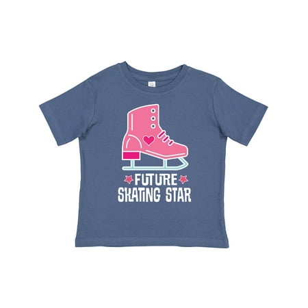 

Inktastic Skate Future Skating Star Girls Gift Toddler Toddler Girl T-Shirt