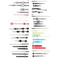 thumbnail image 3 of 15 Sets Clock Hands Wall Clock Movement Replacement Parts Plastic Mute Clock Hands, 3 of 4