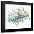 thumbnail image 1 of Audit, Lisa 20x20 Black Modern Framed Museum Art Print Titled - Bohemian Blue 01B, 1 of 5
