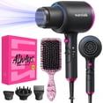 thumbnail image 1 of Secador de pelo con difusor, secador de pelo iónico Blown Away con 4 accesorios para todo tipo de cabello, secador de p, 1 of 5