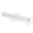 thumbnail image 4 of vidaXL Gabion Lit Surélevé Acier Galvanisé 540x90x50 cm, 4 of 5