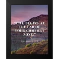 thumbnail image 2 of ArtsyQuotes 12x14 Black Modern Framed Museum Art Print Titled - Neale Donald Walsch Quote: Comfort Zone, 2 of 5
