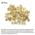 thumbnail image 4 of Charm de Número de Año de Metal Uxcell Oro Viejo Charm del Año 2026 para Hacer Joyería DIY Llaveros Paquete de 30, 4 of 7