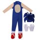 thumbnail image 1 of Sonic The Hedgehog Disfraz De Lujo Niños Halloween Cosplay Fiesta Jumpsuit Dar Guantes Regalo Personalizado Calle, 1 of 4