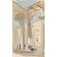 thumbnail image 3 of Hercules Brabazon Brabazon 15x24 Black Modern Framed Museum Art Print Titled - Figures in an Eastern Colonnade, 3 of 5