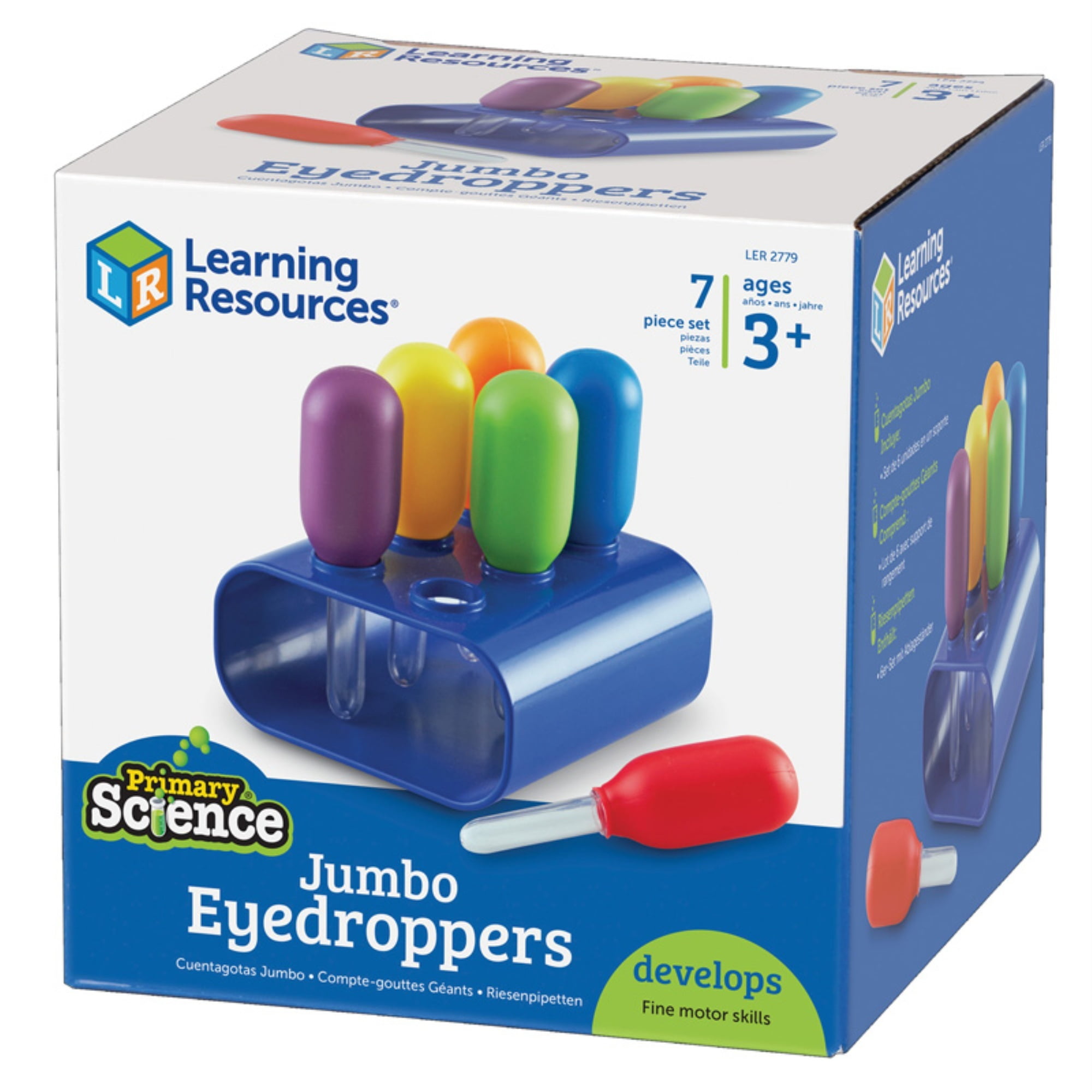 Learning Resources Primary Science Jumbo Eyedroppers w/stand 
