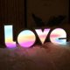 thumbnail image 1 of Love letter light box modeling creative decoration proposal advertising colorful lights festival layout letter modeling lights, 1 of 4