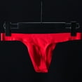 thumbnail image 3 of BKQCNKM Panties Thongs Mens Underwear Men Fashion Underpants Solid Briefs Underwear Pants Panties Men'S Underwear Underwear For Men Pack (Men) Red XL, 3 of 5