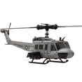thumbnail image 3 of C032 UH-1 Huey RC Helicopter for Adults, 1/48 Scale 2.4G 6CH Flybarless RC Military Aircraft Model with 6-Axis Gyroscope, 3D Inverted Flight, Optical Flow Positioning - 3 Battery, 3 of 7