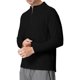 thumbnail image 1 of pstuiky camisas de manga larga para hombre, Camiseta deportiva para exteriores con cuello alto y cremallera de un cuarto para hombre, para correr, senderismo, informal, de manga larga y cuello alto., 1 of 6