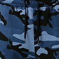 thumbnail image 5 of jsaierl Mens Camo Cargo Pants Drawstring Slim Fit Jogger Sweatpant Outdoor Elastic Waist Pant Workout Trouser with Multi, 5 of 5