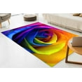 thumbnail image 4 of Colorful Rug, Rose Rug, Colorful Rose Rug, Personalized Rug, Salon Rugs, Floral Rugs, Customs Rug, Printed Rugs, Large Rug, Living Room Rug, 3.3'x6.5' - 100x200 cm, 4 of 8