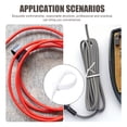 thumbnail image 2 of 40 organizadores de cables de datos, sujetacables de silicona para auriculares, clips para cables de alimentación, 2 of 8
