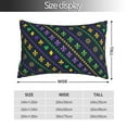 thumbnail image 4 of Vsdgher Mardi Gras Strings of Beads Print Pillow Cases -Iconic Collection Pillowcases -Extra Soft, Not easy to deform,not pilling Export quality, 4 of 8
