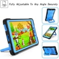 thumbnail image 2 of For Samsung Galaxy Tab A 8.0 (2019) T290 Contrast Color Shockproof Robot Silicone + PC Case with, 2 of 9