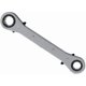 thumbnail image 3 of Hand Tools Combination Adjustable Spanners Steel Offset Wrenches Metric Flat Ratchet Ring Spanner Durable Repair Tools - Silver, 16-18mm Wrenches, 3 of 4