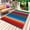 Multi, variant on Mexican Stripes Outdoor Rug 5x7 Ft - Reversible Patio Rug Outdoor Camping Rugs, Blue Boho Red Green Orange Art Simple Washable Indoor Outdoor Area Rugs, Non-Slip Outdoor Carpet Runner for Deck/Porch