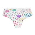 thumbnail image 2 of IAUYY Seamless Women Underwear Thongs ,XX-Large No Show Ladies Thong-No Line Workout Breathable Comfortable Panties Soft Spiral-shaped Flowers, 2 of 6