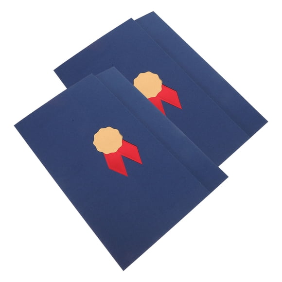 Minkissy 2Pcs Simple Structure Birth Certificate Protector Paper for Diplomas Business Users