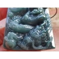 thumbnail image 3 of Certified Green Burma 100% Natural A Jade jadeite Pendant Guanyin Kwan Yin Dragon Necklace 597273 TN, 3 of 11