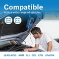 thumbnail image 4 of Cargador de batería Bosch C80-Li 6V/12V 20A modo rápido, 4 of 7