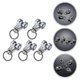thumbnail image 3 of 5pcs Curtain Track Roller Metal Curtain Pulleys Home Curtain Accessories, 3 of 4