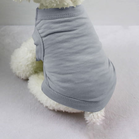EcoNest Pet Dog Warm Pajamas Soft Solid Color Cat Puppy Clothes Vest Cat Vest
