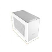 Cooler Master MCB-NR200-WNNN-S00 MasterBox NR200 Mini-Tower Computer Case - Mesh, Plastic, Steel - White