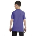 thumbnail image 2 of Gildan 3 Pack Youth Boys Heavy Cotton Violet T-Shirt, XS, 2 of 3