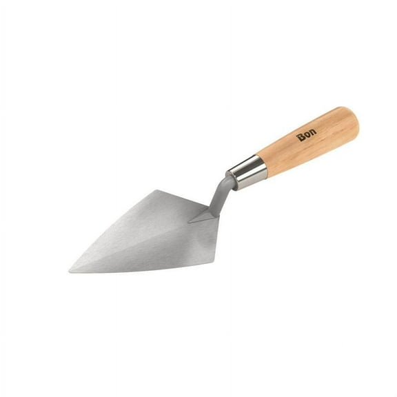 Bon 11-629 Pointing Trowel - Carbon Steel 7-inch X 3-inch Wood Handle
