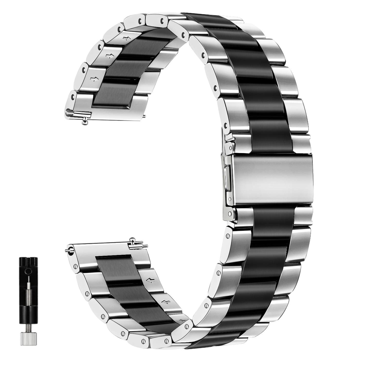 Liguang Quick Release Watch band Stainless Steel Watch strap 20mm or 22mm