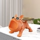 thumbnail image 2 of Bandeja de almacenamiento para perros, estatuas, dulces, joyas, caja de almacenamiento, escultura de animal, cuenco para Naranja, 2 of 3