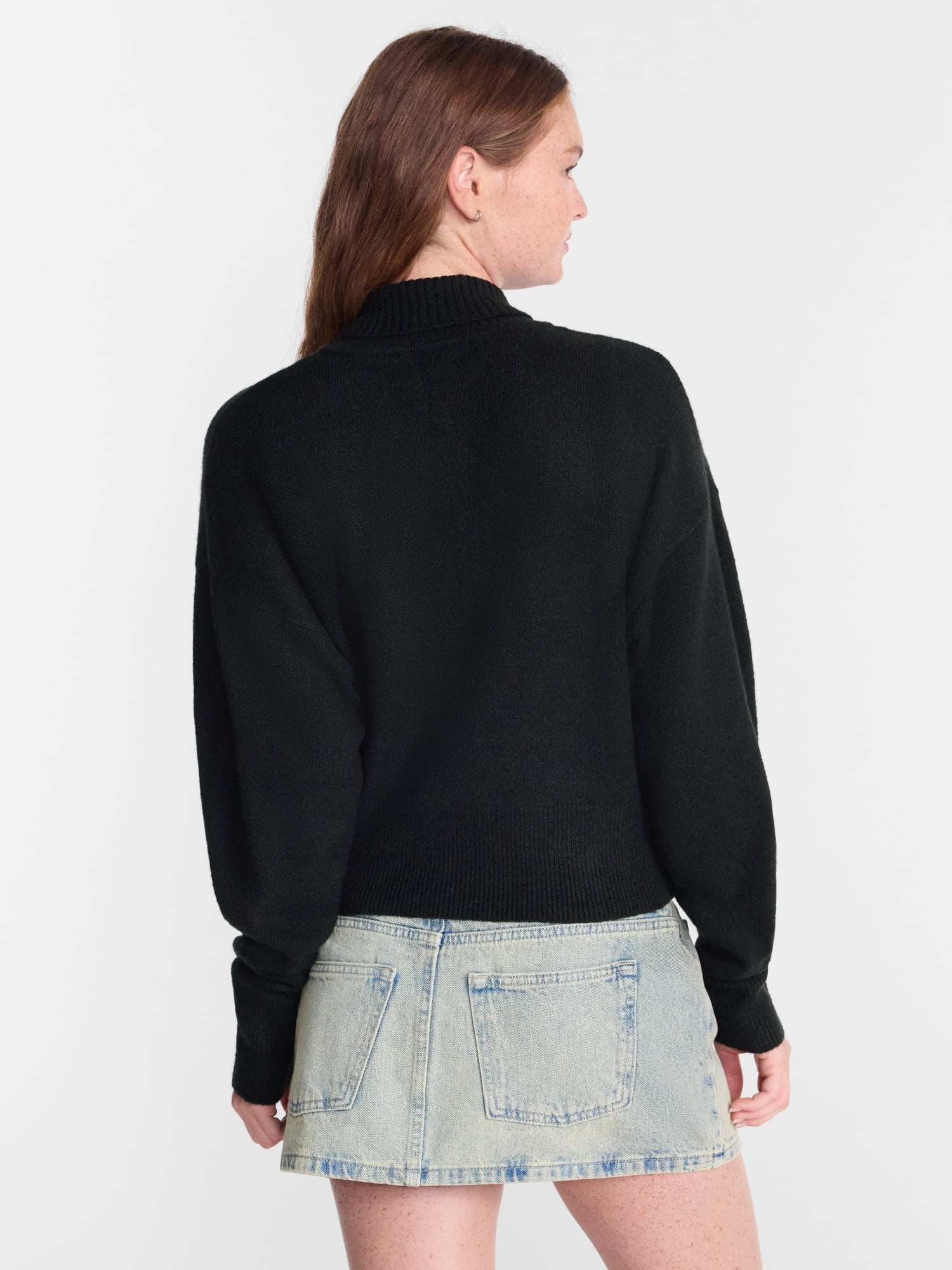 No Boundaries Rugby Collared Sweater, Lightweight, Women's and Women's Plus XXS-4X