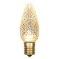 thumbnail image 1 of Vickerman XLEDC9S-25 C9 Faceted LED Sun Warm White Bulb with E12 Nickel Base - 25 per Bag, 1 of 2