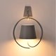 thumbnail image 5 of Apliques de pared Luz montada en la pared interior Accesorio de iluminación moderno Lámpara de pared portátil decorativa Lámpara de pared para pasillo Gris Liso Yinane Apliques de pared, 5 of 8