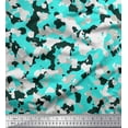 thumbnail image 1 of Soimoi Poly Georgette Fabric Two Tone With White Camouflage Fabric Prints By Yard 42 Inch Wide, 1 of 1