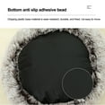 thumbnail image 3 of Calming Dog Beds & Cat Cave Bed With Hooded Cover, For Small Pets,Anti-Slip Faux Fur Fluffy Bed, Outer Diameter 40Cm - grey, 3 of 5