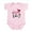 Petal Pink, variant on CafePress - Love Bug Infant Bodysuit - Baby Light Bodysuit, Size Newborn - 24 Months