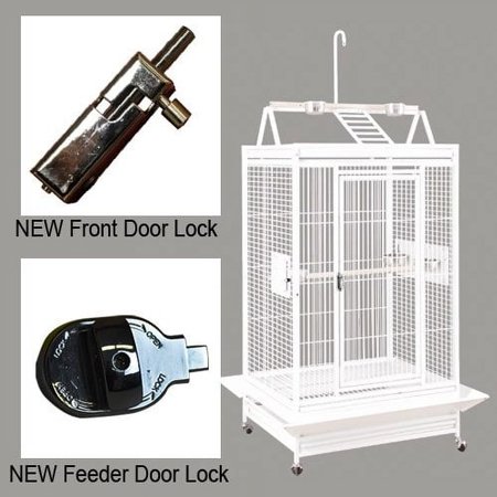 Kings Cages SLP 3426 Playpen Bird Cage (White)